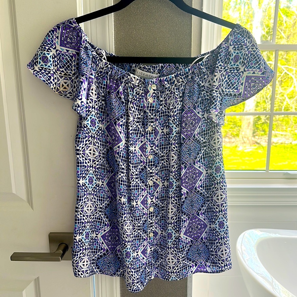 Alex & Trixie Purple top Size S
